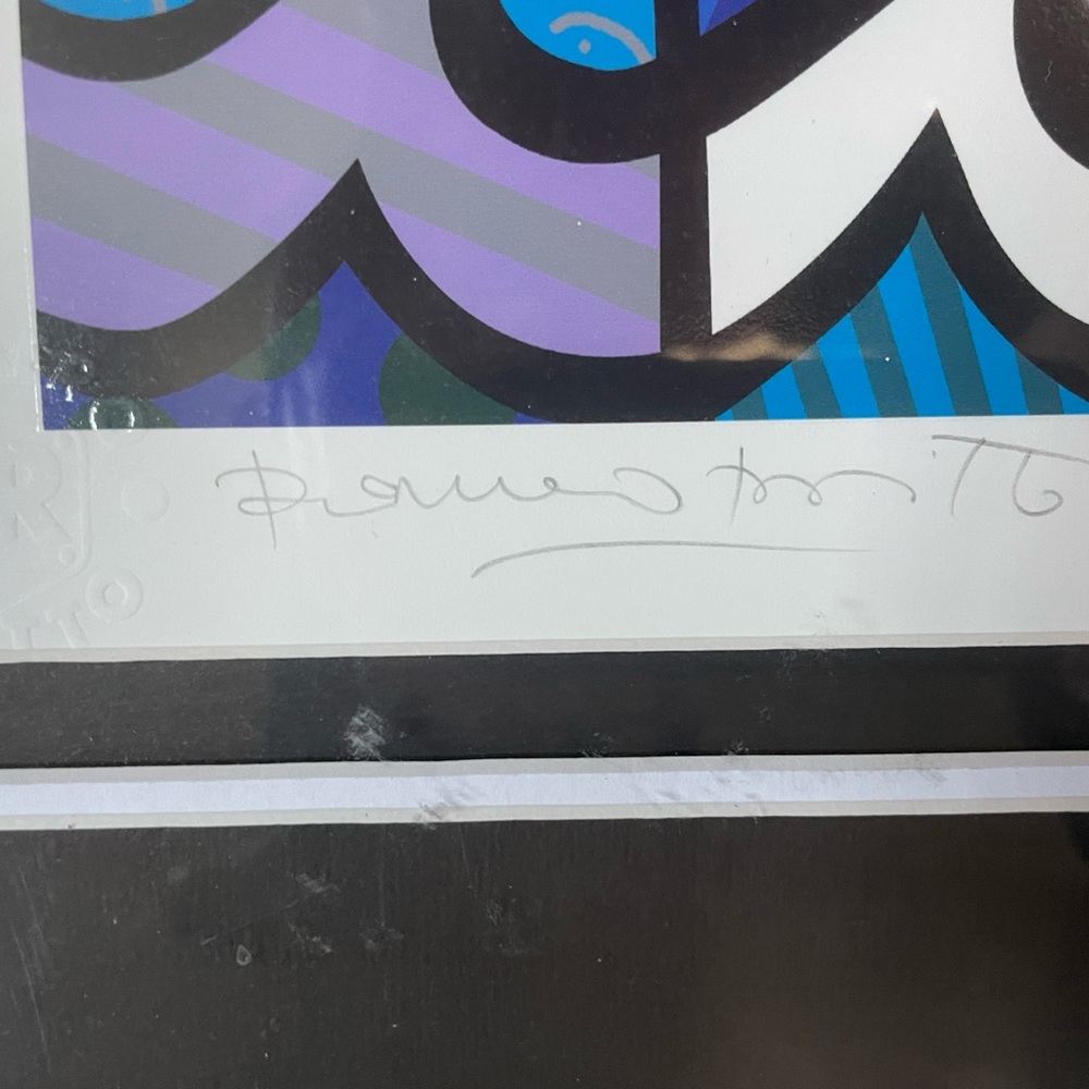Signed, numbered Romero Britto